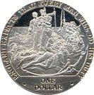 1 Dollar - Elizabeth II (Nelson dying on Tenerife)