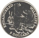 5 Dollars - Elizabeth II (Otters)
