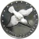 5 Dollars - Elizabeth II (Mangara Kingfisher)