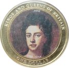 1 Dollar - Elizabeth II (Queen Anne)