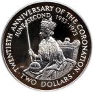 2 Dollars - Elizabeth II (Coronation)