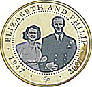 1 Dollar - Elizabeth II (Queen Elizabeth in dress-Philip in uniform)