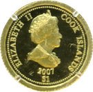 1 Dollar - Elizabeth II (2 Euro Kibris)