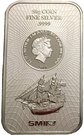 2½ Dollars - Elizabeth II ("Bounty" Silver Bullion)