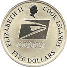 5 Dollars - Elizabeth II (Benjamin Franklin Stamp)