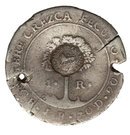 1 Real (Type VI Countermark)