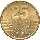 25 Colones (2nd coat of arms; non-magnetic)