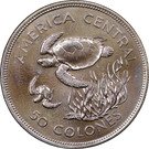 50 Colones (Green turtles)