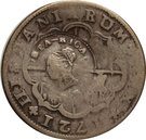 2 Reales (Type III Countermark)