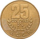 25 Colones (1st coat of arms; magnetic)