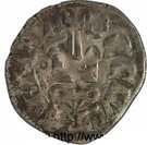 1 Denier - Mathilde de Hainaut (1316-1318)