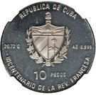 10 Pesos (200th Anniversary of French Revolution - Bastille)