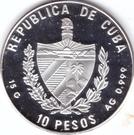 10 Pesos (First Post Service - ship Washington)