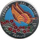 1 Peso (Caribbean Fauna - Swallowtail Butterfly)