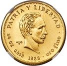 25 Pesos (José Martí; Piedfort)