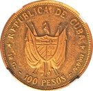 100 Pesos (Carlos Manuel de Cespedes)