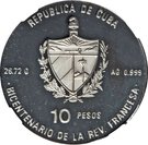 10 Pesos (200th Anniversary of French Revolution - Liberty)