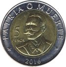 5 Pesos (Antonio Maceo)