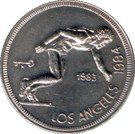 1 Peso (Los Angeles Olympics - Runner)