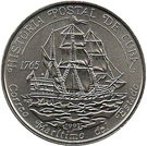 1 Peso (Correo Maritimo del Estado)