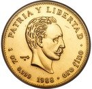 100 Pesos (José Martí; Piedfort)