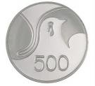 500 Mils (Human Rights - Silver Proof issue)