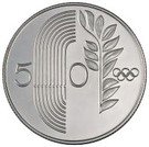 50 Cents (Olympic Games Seoul - Silver Proof Issue)