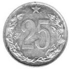 25 Haléřů