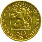 50 Korun (Death of J.V.Myslbek; Trial Strike)