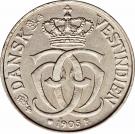 5 Cents / 25 Bit - Christian IX