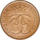 ½ Cent / 2½ Bit - Christian IX
