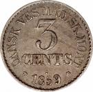 3 Cents - Frederik VII