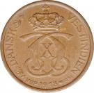 1 Cent / 5 Bit - Christian X