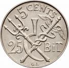 5 Cents / 25 Bit - Christian IX