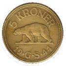 5 Kroner - Christian X