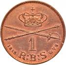 1 Rigsbankskilling - Frederik VII