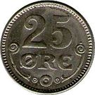 25 Øre - Christian X