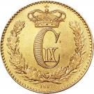 1 Skilling Rigsmont - Christian IX