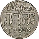 2 Mark Dansk - Christian IV (Hebræermønt)
