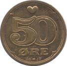 50 Øre - Margrethe II