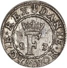 1 Hvid - Frederik II  (Frederiksborg mint)