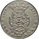 4 Mark Dansk - Christian V (Type II; laurel wreath)