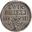 6 Skilling Dansk - Christian IV