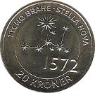 20 Kroner - Margrethe II - Tycho Brahe & Stella Nova