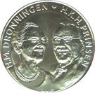 20 Kroner - Margrethe II (Royal Golden Wedding)