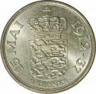 2 Kroner - Christian X (Silver Jubilee of Reign)