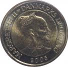 20 Kroner - Margrethe II (4th portrait; Landet Kirke)