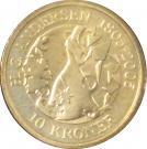 10 Kroner - Margrethe II (4th portrait; Snow Queen)