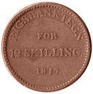 12 Skilling - Frederik VI (Token Coinage)