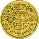20 Kroner - Margrethe II (3rd portrait)